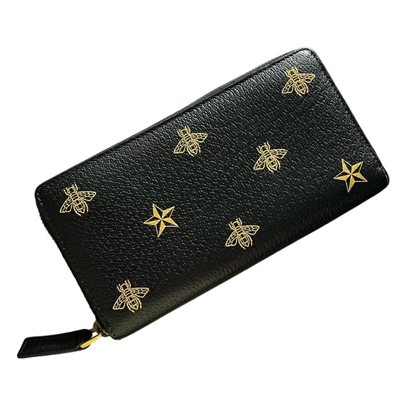 Gucci Bee Star Zip Around Wallet - Picture 7 of 8